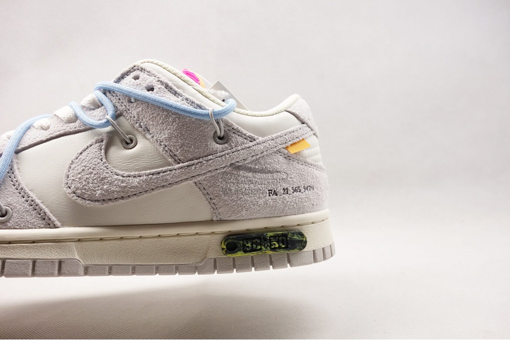 dunk low off white lot 38