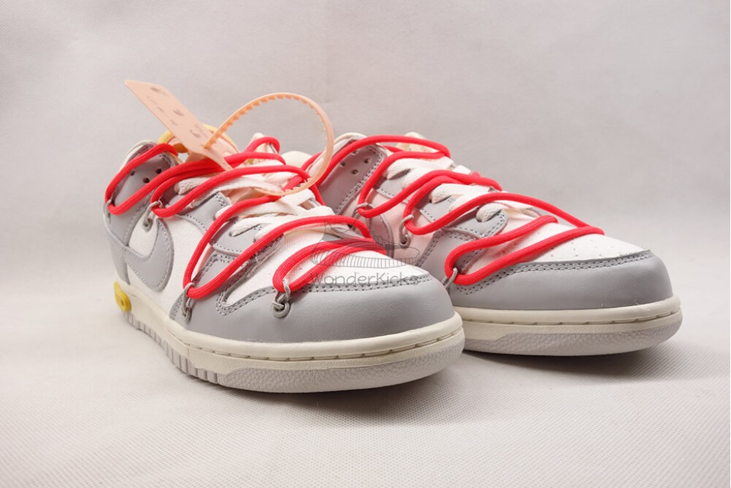 dunk low off white lot 6